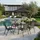 Oviala Gartenmöbel Set Tisch und 6 Klappstühle grau