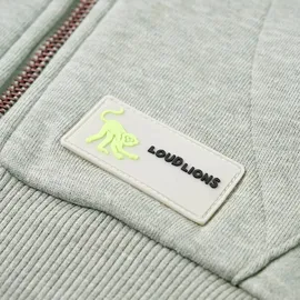 vidaXL Kinder-Kapuzenpullover mit Reißverschluss Helles Khaki Melange 140