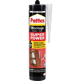 Pattex PXS37 Montagekleber Super Power weiß,