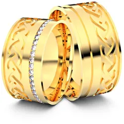 Trauringe Memmingen 585er Gelbgold - 9608