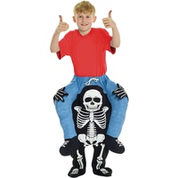 Morph MCKPBSK Skelett Huckepack Kostüm, Unisex, Einheitsgröße Kinder