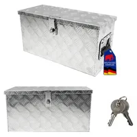 Proregal Alubox Aluminium 25x68x30cm grau abschließbar