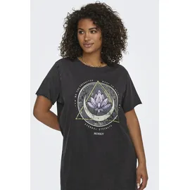 ONLY CARMAKOMA Shirtkleid Schwarz M