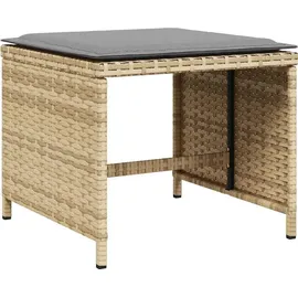 vidaXL Garten-Essgruppe 17-tlg. Beige