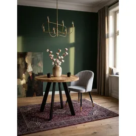 KADIMA DESIGN Esszimmertisch 80 x 75 x 80 cm braun