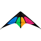 Wolkenstürmer Wolkenstürmer® Sprinter Lenkdrachen - bunter Flugdrachen für Kinder & Erwachsene Einsteiger, 140x60cm Stuntkite inkl. Polyesterleinen + Handschlaufen