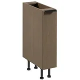 ROYAL24_MARKT Apothekerschrank - Maximieren Sie den Stauraum bei minimalem Platzbedarf. (Küche Apothekerschrank, 1-St., Sorento Dunkle Eiche - D20C) Zeitlos - Exklusiv - Top Qualität.