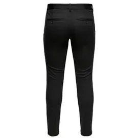 Only & Sons ONSMARK Slim Fit Chino Hose Schwarz 33 34