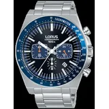 LORUS Quarzuhr Quarzuhr Lorus Armbanduhr Herrenuhr SPORTS Schwarz Ø 44 mm