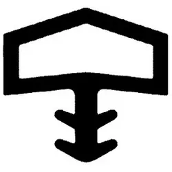 TRELLEBORG Zimmertür-Dichtung L3001,TSP-Flex transparent