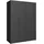 Forte Drehtürenschrank Mokkaris 144,4 x 200,1 x 58,8 cm Schwarz