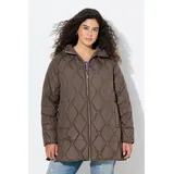 Ulla Popken Steppjacke in nougatbraun | Gr.: 54-56