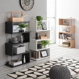 Z2 Mäusbacher Standregal 66 x 33 x 126 cm Schwarz