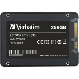 Verbatim Vi550 S3 256 GB 2,5''