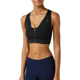 Damen Seamless High Sports Bra Schwarz S