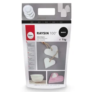Rayher 3410302 Raysin 100 weiß, 1 kg