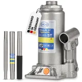 Alca alca® Wagenheber Unterstellheber hydraulisch 5t Stempel-Wagenheber für SUV/PKW Hubhöhe 19,7-38,2cm