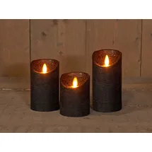 coen bakker LED Kerze 10 cm 12,5 cm 15 cm schwarz