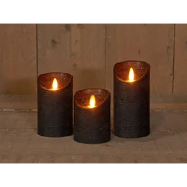 coen bakker LED Kerze 10 cm 12,5 cm 15 cm schwarz