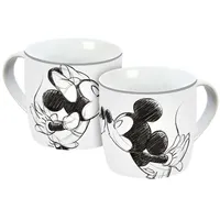 Geda Labels Tasse Mickey Kiss Sketch 0,3 l Grau