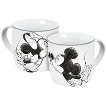 Geda Labels Tasse Mickey Kiss Sketch 0,3 l Grau