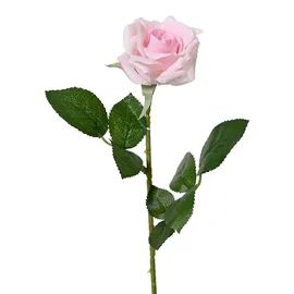 Decoris Künstliche Rose mit Stiel 8x55cm Rosa