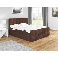 Mebloland Boxspringbett BERG mit 2 Bettkästen und Topper. -