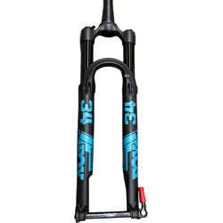 2023/22 FOX 34 Float SC Performance Elite 29" 120mm 44mm FIT4 3-Pos Remote - Matte Black / Blue Decals