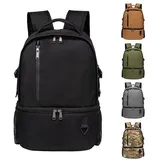 LuxusKollektion Kühltasche Kühlrucksack 28L Thermo Picknickrucksack Camping Reisen Schwarz