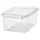 SmartStore Aufbewahrungsbox SmartStore CLASSIC 10 8 l 10-tlg. transparent/weiß