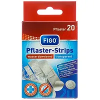 Figo Pflaster Strips Heftpflaster Transparent 20 St.