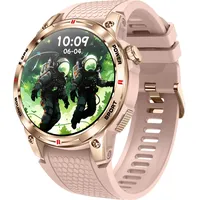 GPS Smartwatch Herren Damen Fitnessuhr Smart Watch mit Telefonfunktion Fitnesstracker Schrittzähler Militär Outdoor Uhr mit Kompass Sportuhr Pulsuhren Herren Laufuhr Blutdruckmessung Schlaf Tracker