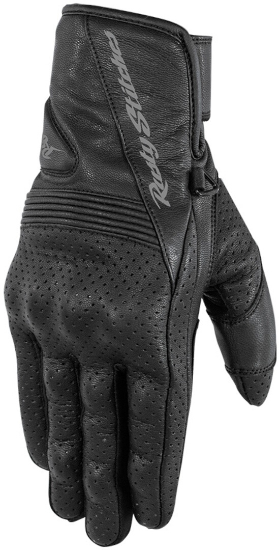 Rusty Stitches Martin Motorfiets handschoenen, zwart, 3XL