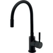 FERRO Novaservis Küchenarmatur mit flexiblem Arm Schwarz