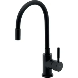 FERRO Novaservis Küchenarmatur mit flexiblem Arm Schwarz