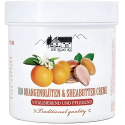 vom Pullach Hof Feuchtigkeitscreme BIO ORANGENBLÜTEN UND SHEABUTTER CREME 250ml Vitalisierend 51, Hautcreme Körpercreme Massage Hautpflege Salbe Gel Balsam