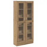 vidaXL Highboard Artisan-Eiche 82,5x30,5x185 cm Holzwerkstoff