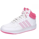 adidas Hoops Mid Shoes Schuhe – Mitte, FTWR White/Orchid Fusion/Lucid pink, 38 EU