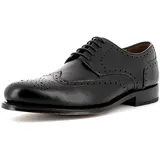 GORDON & BROS. Levet 2318, Herren Businessschuhe und Schnürhalbschuhe (Brogue, Leder) Schwarz (Black), EU 43 - 43 EU