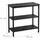 Relaxdays Nachtschrank 61 x 60 x 30 cm Schwarz