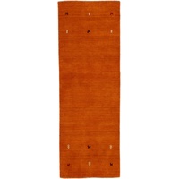 Wollteppich »Gabbeh Uni«, rechteckig, 48235706-0 orange 15 mm