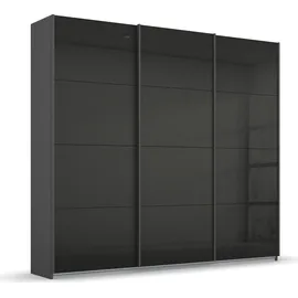 Rauch Schwebetürenschrank RAUCH "Kleiderschrank Schrank Garderobe Wäscheschrank Ankleide OTELI", grau (graumetallic, effektgrau hochglanz), B:203cm H:210cm T:68cm, Holzwerkstoff, Schränke, Schwebetürenschrank, in verschiedenen Dekor- und Hochglanzfarben