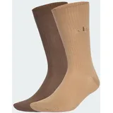 adidas Everyday Icons Crew Socken 2 Paar Warm Sandstone/Earth Strata 8,5-10