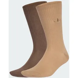 adidas Everyday Icons Crew Socken 2 Paar Warm Sandstone/Earth Strata 8,5-10