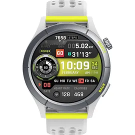 Amazfit Cheetah Round BT 47 mm Polymergehäuse grau Silikonarmband grau M