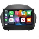 GABITECH 10 Zoll Android 13 Autoradio GPS Navi für Hyundai ix35 2009-2015 Autoradio (Drahtloses Carplay & AndroidAuto,3D Navi, 4GB RAM; 64GB ROM,WiFi,DAB) silberfarben