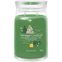 Yankee Candle Shimmering Christmas Tree Duftkerze 567 g grün