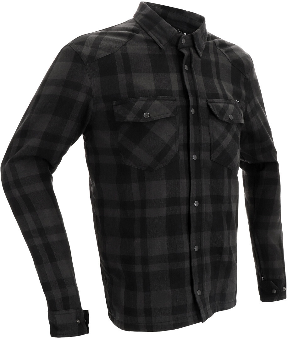 Richa Forest Motorfiets Shirt, zwart-grijs, M