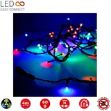 EDM EASY-CONNECT GIRLANDE 4M 60 mehrfarbige LEDs, 30V (IP44 INDOOR-OUTDOOR) insgesamt 1,08W