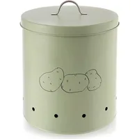 Gemüse- Und Obstbehälter, Grünes Metall, Großer Küchenbehälter, 8,7 L